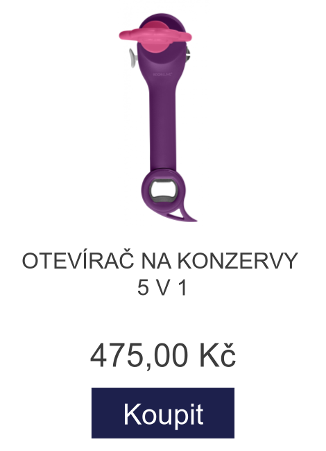 OTEVÍRAČ NA KONZERVY 5 V 1 - 475 Kč