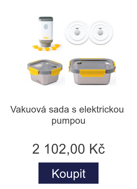 Vakuová sada s elektrickou pumpou - 2 102 Kč