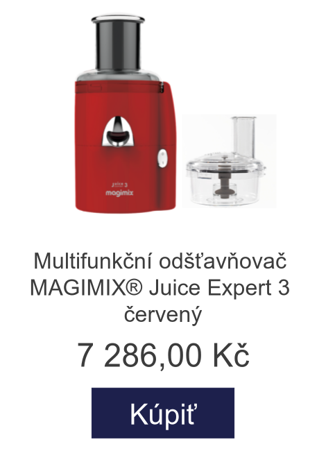 Multifunkční odšťavňovač MAGIMIX® Juice Expert 3 červený - 7 286 Kč