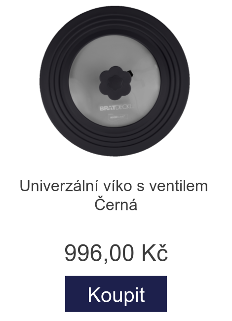 Univerzální víko s ventilem Černá - 996 Kč