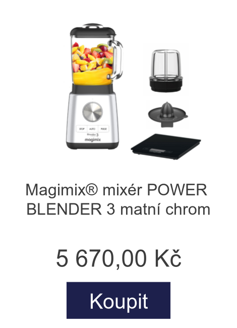 Magimix® mixér POWER BLENDER 3 matní chrom - 5 670 Kč