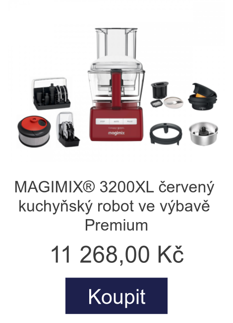 MAGIMIX® 3200XL červený kuchyňský robot ve výbavě Premium - 11 268 Kč