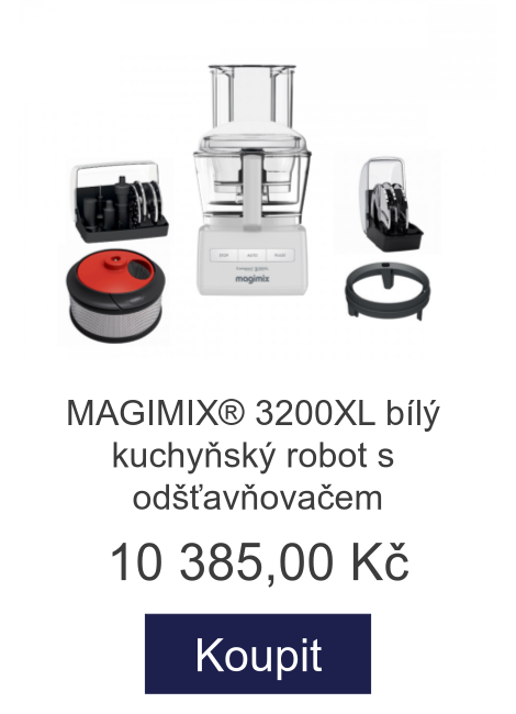 MAGIMIX® 3200XL bílý kuchyňský robot s odšťavňovačem - 10 385 Kč