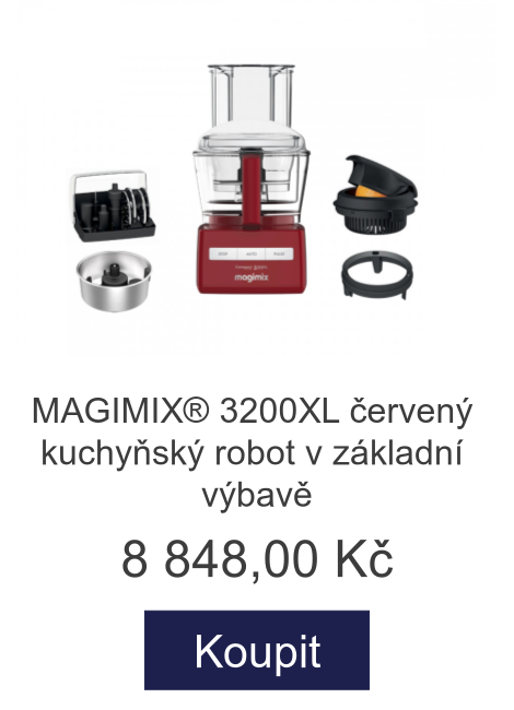 MAGIMIX® 3200XL červený kuchyňský robot v základní výbavě - 8 848 Kč