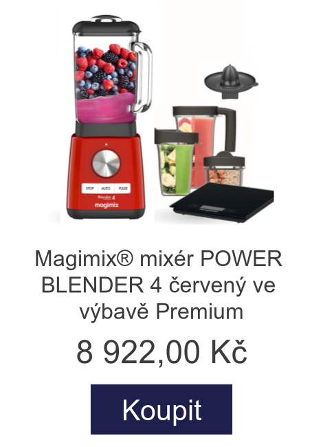 Magimix® mixér POWER BLENDER 4 červený ve výbavě Premium - 8 922 Kč