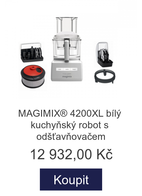 MAGIMIX® 4200XL bílý kuchyňský robot s odšťavňovačem - 12 932 Kč