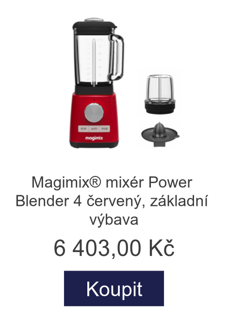 Magimix® mixér Power Blender 4 červený, základní výbava - 6 403 Kč