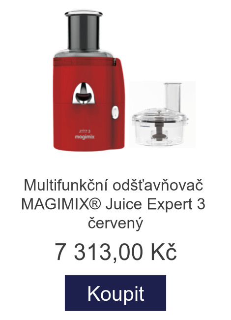 Multifunkční odšťavňovač MAGIMIX® Juice Expert 3 červený - 7 313 Kč