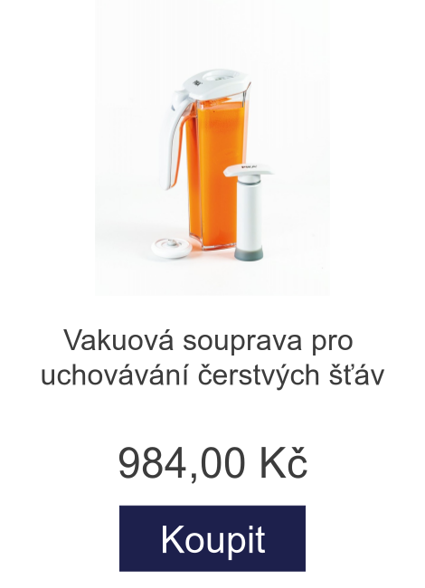 Vakuová souprava pro uchovávání čerstvých šťáv - 984 Kč