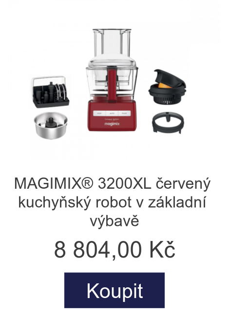 MAGIMIX® 3200XL červený kuchyňský robot v základní výbavě - 8 804 Kč