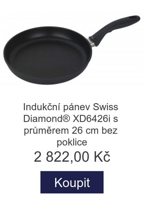 Indukční pánev Swiss Diamond® XD6426i s průměrem 26 cm bez poklice - 2 822 Kč
