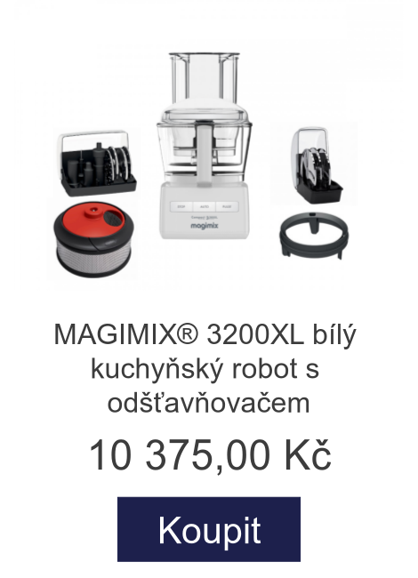 MAGIMIX® 3200XL bílý kuchyňský robot s odšťavňovačem - 10 375 Kč