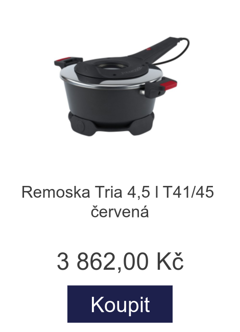 Remoska Tria 4,5 l T41/45 červená - 3 862 Kč