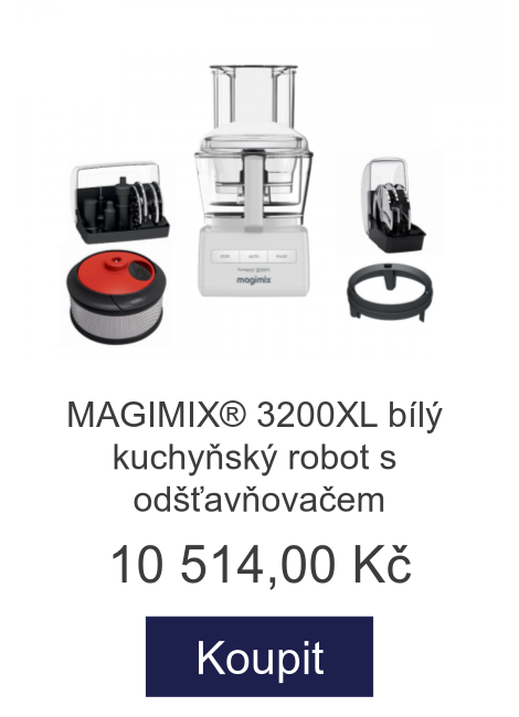 MAGIMIX® 3200XL bílý kuchyňský robot s odšťavňovačem - 10 514 Kč