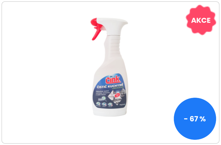 Cink čistič kuchyně universal sprej  500 ml - 60 Kč