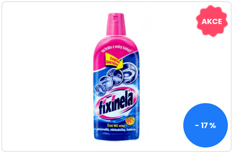 Fixinela čisticí prostředek na rez a vodní kámen 500 ml - 47 Kč