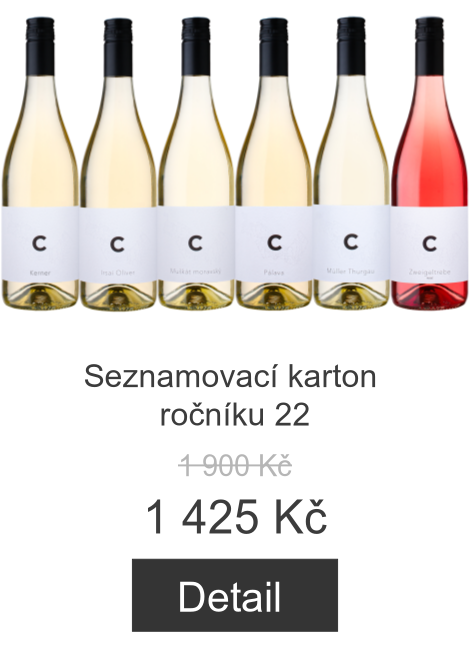 Seznamovací karton ročníku 22 - 1 900 Kč