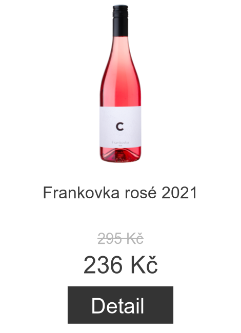Frankovka rosé 2021 - 295 Kč