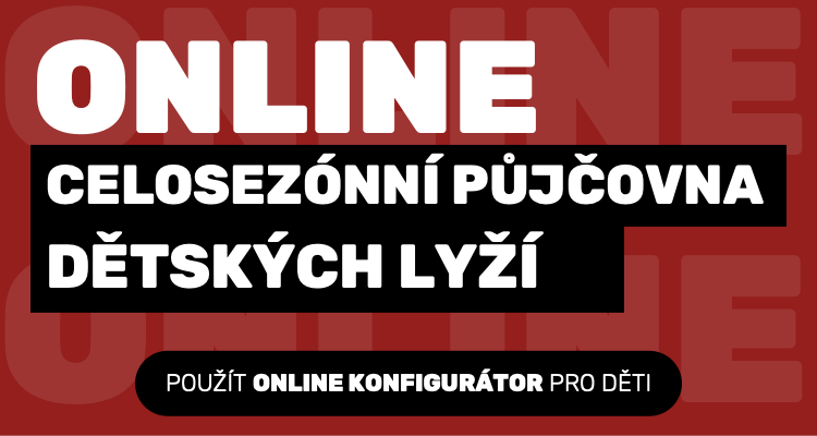 Celosezónní půjčovna vybavení! Online z pohodlí domova a s dopravou ZDARMA!