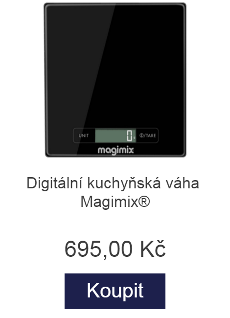 Digitální kuchyňská váha Magimix® - 692 Kč